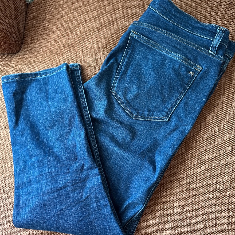 Madewell Blue Stovepipe Jeans